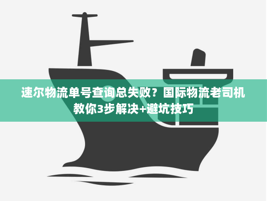 速尔物流单号查询总失败？国际物流老司机教你3步解决+避坑技巧