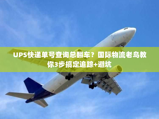 UPS快递单号查询总翻车？国际物流老鸟教你3步搞定追踪+避坑
