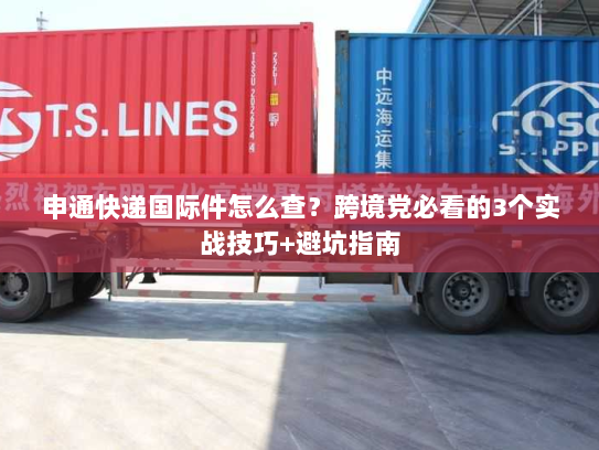 申通快递国际件怎么查？跨境党必看的3个实战技巧+避坑指南