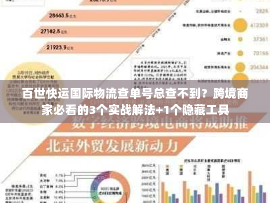百世快运国际物流查单号总查不到？跨境商家必看的3个实战解法+1个隐藏工具