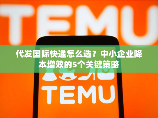 代发国际快递怎么选？中小企业降本增效的5个关键策略