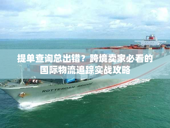 提单查询总出错？跨境卖家必看的国际物流追踪实战攻略