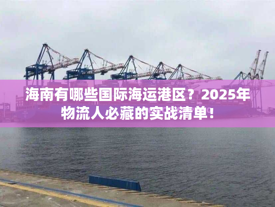 海南有哪些国际海运港区？2025年物流人必藏的实战清单！