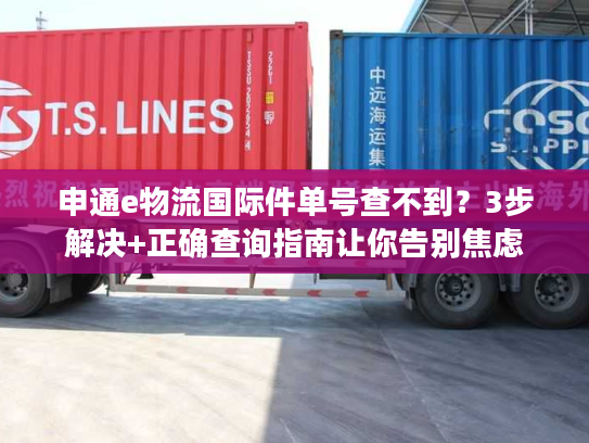 申通e物流国际件单号查不到?3步解决+正确查询指南让你告别焦虑 申通e物流国际件单号查不到?3步解决+正确查询指南让你告别焦虑