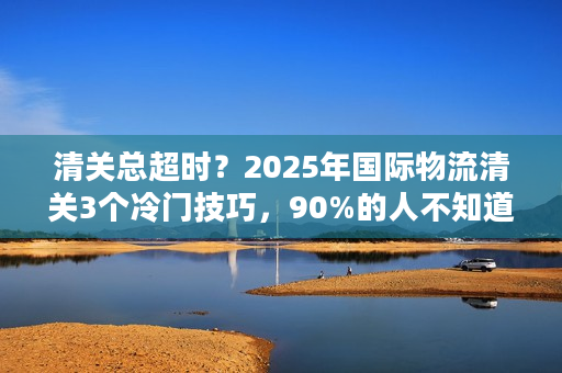清关总超时？2025年国际物流清关3个冷门技巧，90%的人不知道！