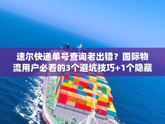 速尔快递单号查询老出错？国际物流用户必看的3个避坑技巧+1个隐藏工具