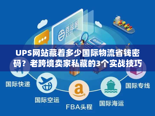 UPS网站藏着多少国际物流省钱密码？老跨境卖家私藏的3个实战技巧