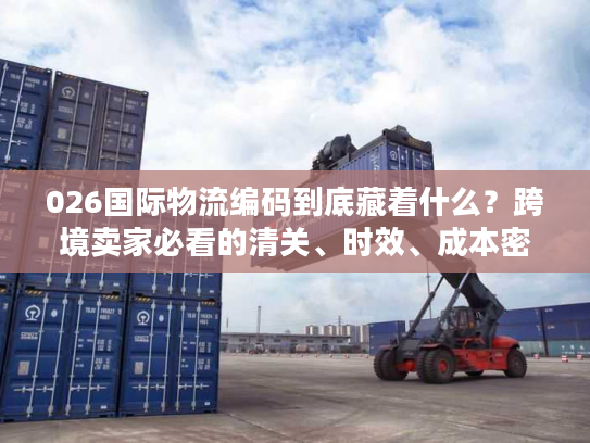 026国际物流编码到底藏着什么？跨境卖家必看的清关、时效、成本密码
