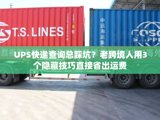 UPS快递查询总踩坑？老跨境人用3个隐藏技巧直接省出运费