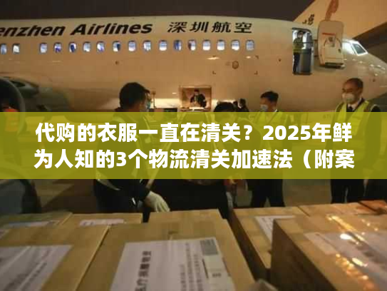 代购的衣服一直在清关？2025年鲜为人知的3个物流清关加速法（附案例）