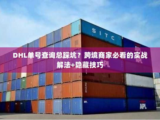 DHL单号查询总踩坑？跨境商家必看的实战解法+隐藏技巧