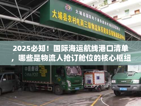 2025必知！国际海运航线港口清单，哪些是物流人抢订舱位的核心枢纽？