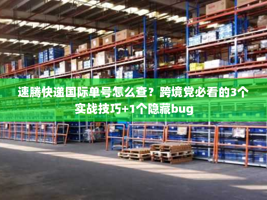 速腾快递国际单号怎么查？跨境党必看的3个实战技巧+1个隐藏bug