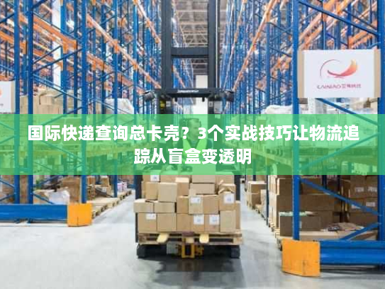 国际快递查询总卡壳？3个实战技巧让物流追踪从盲盒变透明