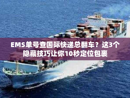 EMS单号查国际快递总翻车？这3个隐藏技巧让你10秒定位包裹