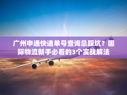 广州申通快递单号查询总踩坑?国际物流新手必看的3个实战解法 广州申通快递单号查询总踩坑?国际物流新手必看的3个实战解法