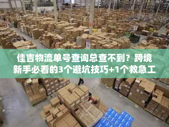 佳吉物流单号查询总查不到？跨境新手必看的3个避坑技巧+1个救急工具