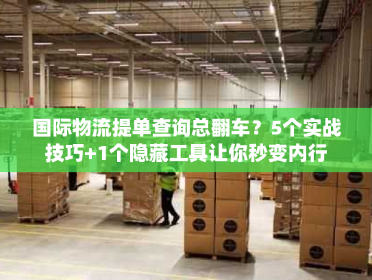 国际物流提单查询总翻车？5个实战技巧+1个隐藏工具让你秒变内行