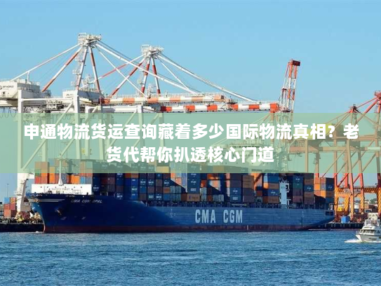 申通物流货运查询藏着多少国际物流真相？老货代帮你扒透核心门道