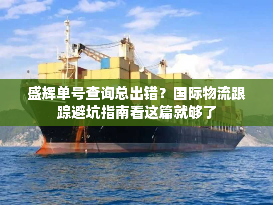 盛辉单号查询总出错？国际物流跟踪避坑指南看这篇就够了