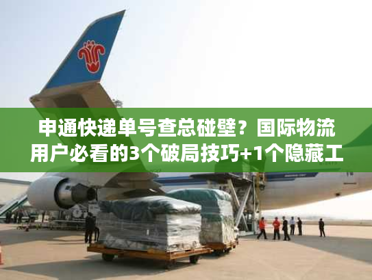 申通快递单号查总碰壁?国际物流用户必看的3个破局技巧+1个隐藏工具 申通快递单号查总碰壁?国际物流用户必看的3个破局技巧+1个隐藏工具