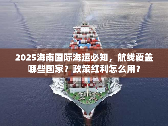 2025海南国际海运必知，航线覆盖哪些国家？政策红利怎么用？