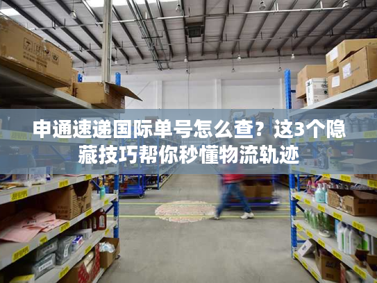 申通速递国际单号怎么查？这3个隐藏技巧帮你秒懂物流轨迹