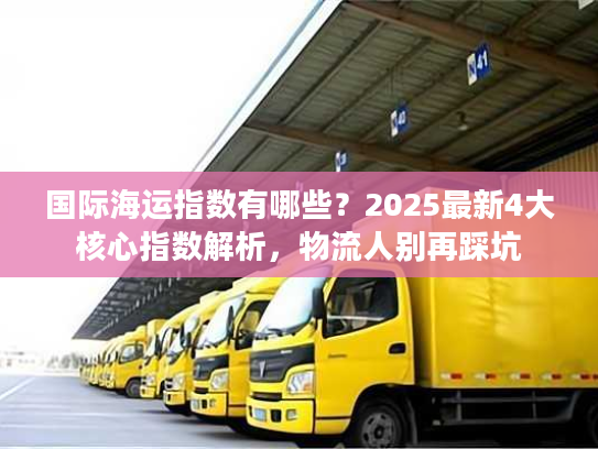 国际海运指数有哪些？2025最新4大核心指数解析，物流人别再踩坑