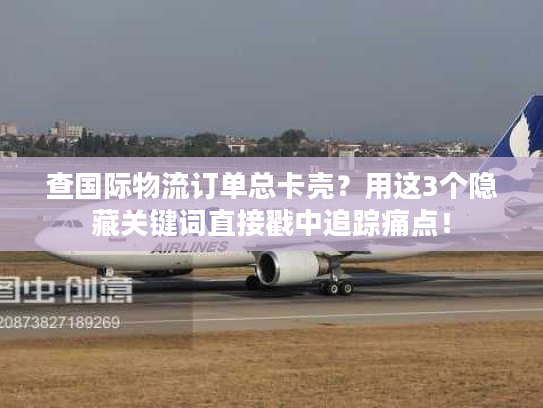 查国际物流订单总卡壳?用这3个隐藏关键词直接戳中追踪痛点! 查国际物流订单总卡壳?用这3个隐藏关键词直接戳中追踪痛点!