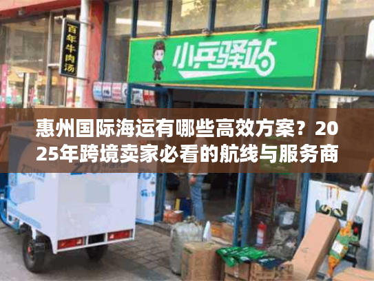 惠州国际海运有哪些高效方案？2025年跨境卖家必看的航线与服务商清单
