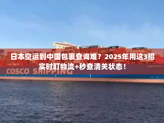 日本空运到中国包裹查询难？2025年用这3招实时盯物流+秒查清关状态！