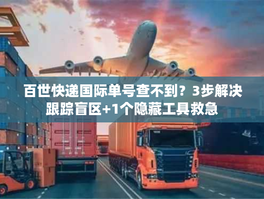 百世快递国际单号查不到？3步解决跟踪盲区+1个隐藏工具救急