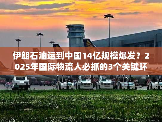 伊朗石油运到中国14亿规模爆发？2025年国际物流人必抓的3个关键环节