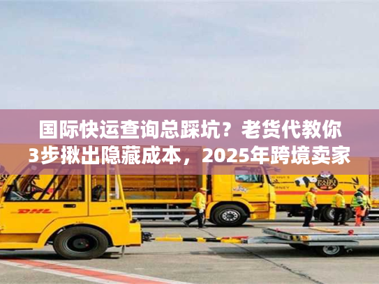 国际快运查询总踩坑？老货代教你3步揪出隐藏成本，2025年跨境卖家必看