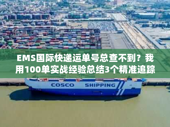 EMS国际快递运单号总查不到？我用100单实战经验总结3个精准追踪秘诀