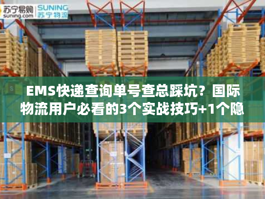 EMS快递查询单号查总踩坑？国际物流用户必看的3个实战技巧+1个隐藏工具