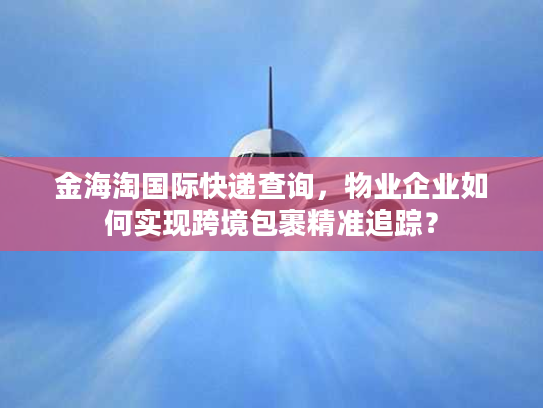 金海淘国际快递查询，物业企业如何实现跨境包裹精准追踪？