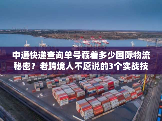中通快递查询单号藏着多少国际物流秘密?老跨境人不愿说的3个实战技巧 中通快递查询单号藏着多少国际物流秘密?老跨境人不愿说的3个实战技巧