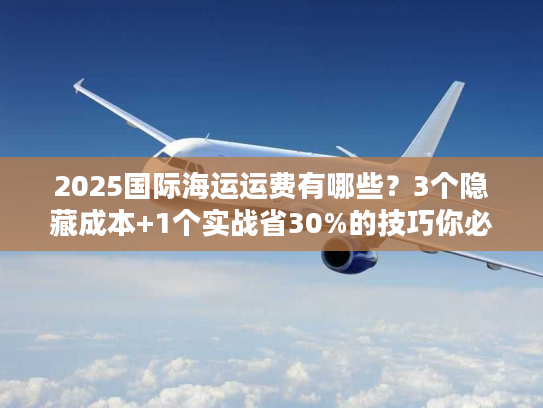 2025国际海运运费有哪些？3个隐藏成本+1个实战省30%的技巧你必须知道！