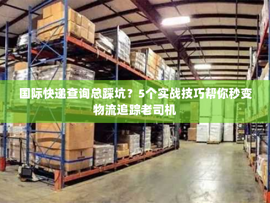 国际快递查询总踩坑？5个实战技巧帮你秒变物流追踪老司机