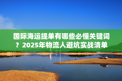 国际海运提单有哪些必懂关键词？2025年物流人避坑实战清单