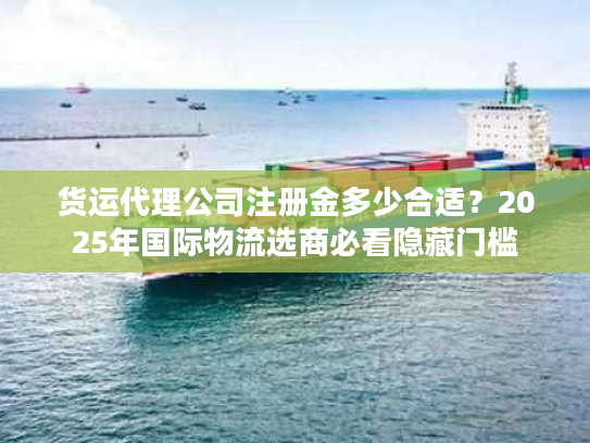 货运代理公司注册金多少合适？2025年国际物流选商必看隐藏门槛