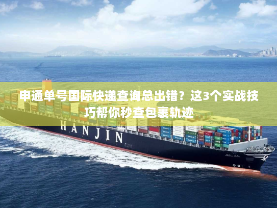 申通单号国际快递查询总出错？这3个实战技巧帮你秒查包裹轨迹