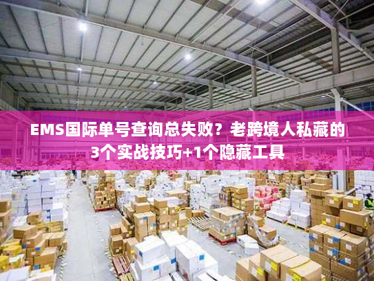 EMS国际单号查询总失败？老跨境人私藏的3个实战技巧+1个隐藏工具
