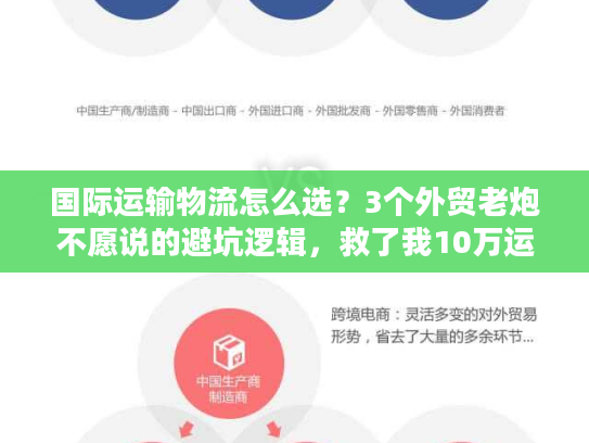 国际运输物流怎么选？3个外贸老炮不愿说的避坑逻辑，救了我10万运费