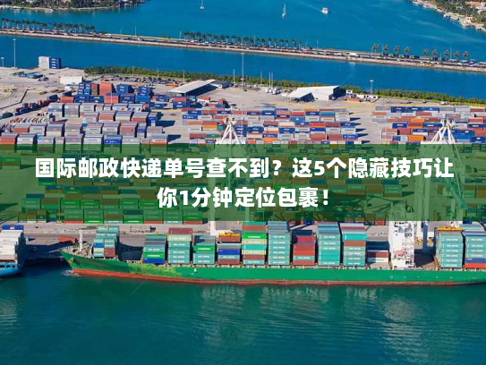国际邮政快递单号查不到？这5个隐藏技巧让你1分钟定位包裹！