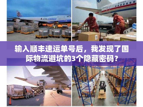 输入顺丰速运单号后，我发现了国际物流避坑的3个隐藏密码？
