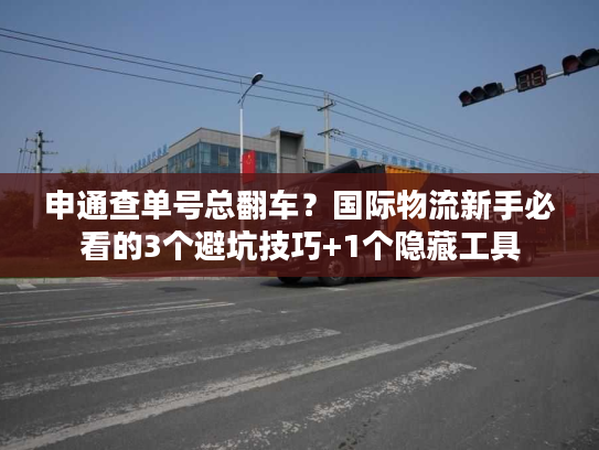 申通查单号总翻车？国际物流新手必看的3个避坑技巧+1个隐藏工具