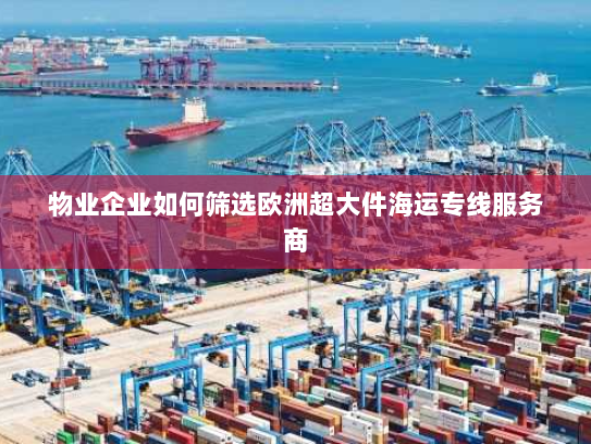 物业企业如何筛选欧洲超大件海运专线服务商
