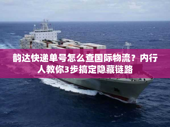 韵达快递单号怎么查国际物流?内行人教你3步搞定隐藏链路 韵达快递单号怎么查国际物流?内行人教你3步搞定隐藏链路